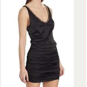 GENERATION LOVE KINSLEY CHAIN DRESS IN BLACK